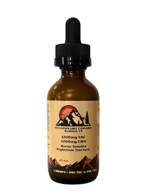 1200 Mg THC 1200 CBN Water Soluable Nighttime Tincture Mountain Girl