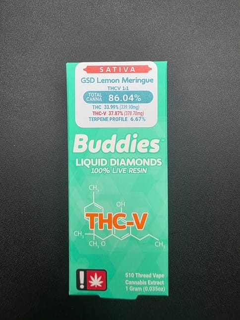 Buddies | GSD Lemon Meringue Live Resin Cart | 1g