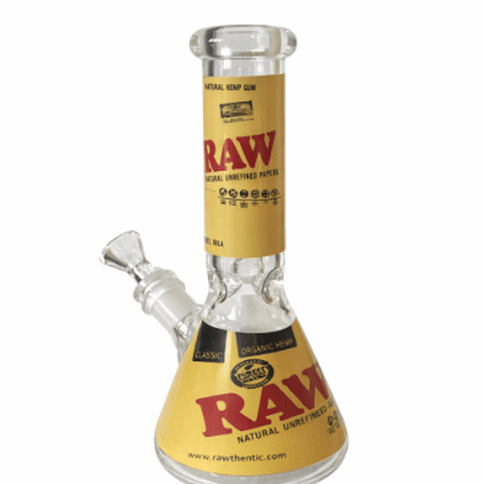 Raw Glass Water Bong - 8"