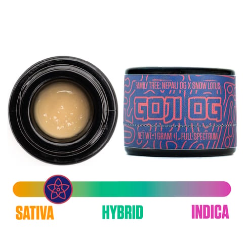 Cold Cured Full Spectrum Live Rosin 1G | Goji OG