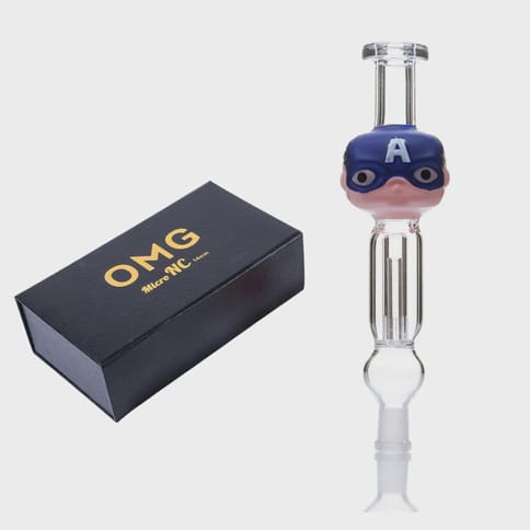 Micro Glass - Captain America Nectar Collector