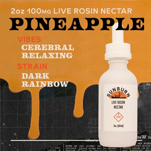 2oz Pineapple Dark Rainbow - 100mg Nectar Tincture