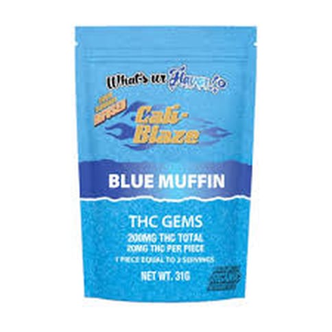 Blue Muffin -  Cali-Blaze - Gems - Hybrid - 200MG**