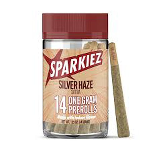 Sparkiez | Silver Haze | Preroll | Sativa | 14g | 14pk