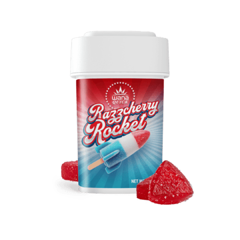 Wana Limited Edition Gummies | Razzcherry Rocket Sativa 100mg Rec