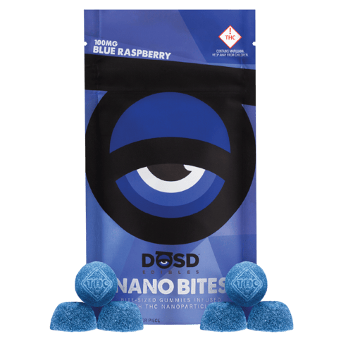 Blue Raspberry 100mg DOSD Gummie