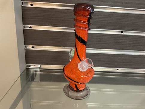 Orange Frog Bulb Bong