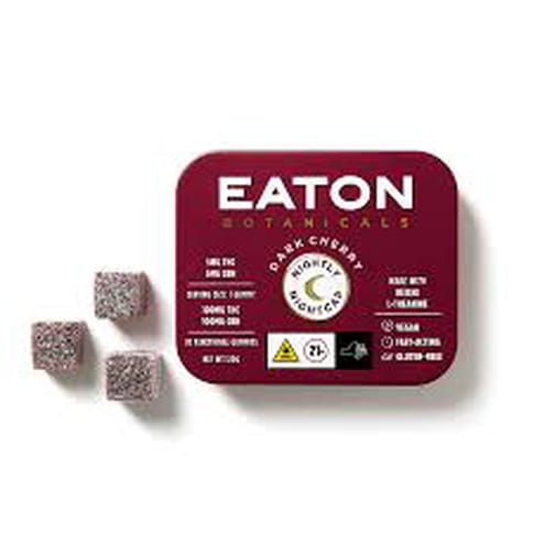 Eaton Botanicals | Nightly Nightcap Dark Cherry 1:1 THC:CBN | Edibles | 100mg 20-pack