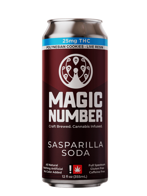 Magic | Sasparilla | 25MG | Soda | 12oz Can