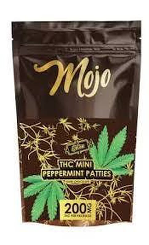 (MED) Mojo Chocolates - Mini Peppermint Patties 200mg (Sativa)