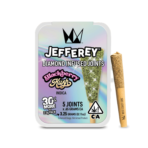 KB - WEST COAST CURE - INFUSED PREROLL MULTIPACK - BLACKBERRY KUSH - 3.25G