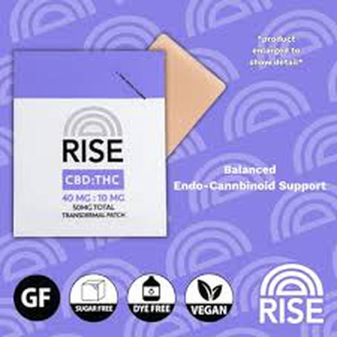 Restoration 50mg Transdermal Patch (CBD 40mg : THC 10mg) | RISE
