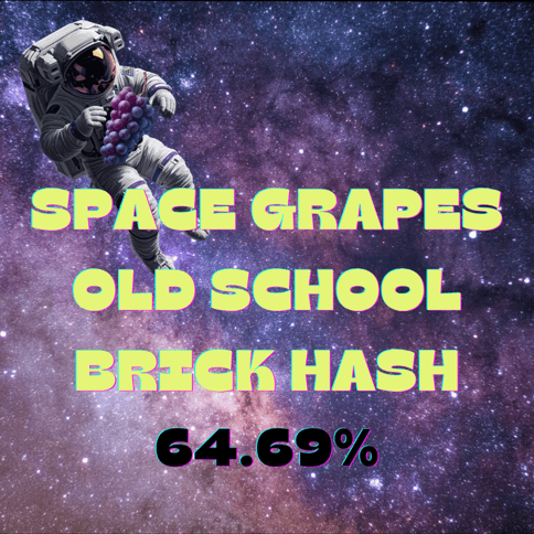 Space Grapes 1g Brick Hash by The Cannabis Collective