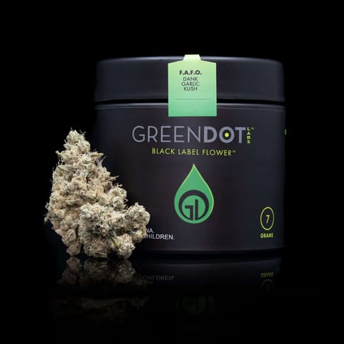 Green Dot Black Label Eighth | F.A.F.O. 3.5g Rec - | Eighth