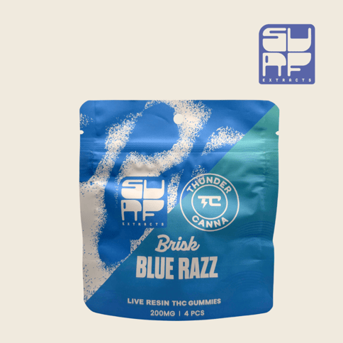 Blue Raspberry Live Resin Gummies