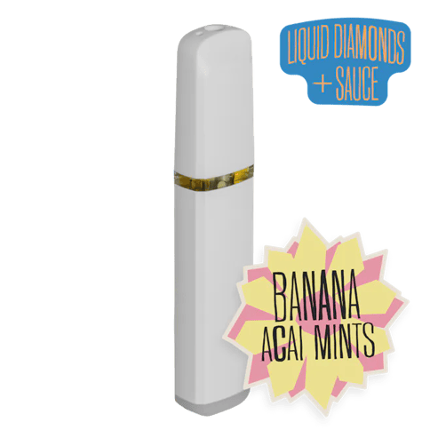 District Cannabis | Banana Acai Mints (Liquid Diamond & Sauce) | Dispo Cart 1g