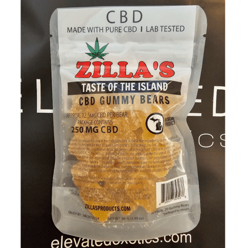 Taste of the Island 250mg CBD Gummies