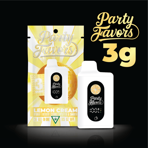 Party Favors Juicebox Lemon Cream Disposable 3g