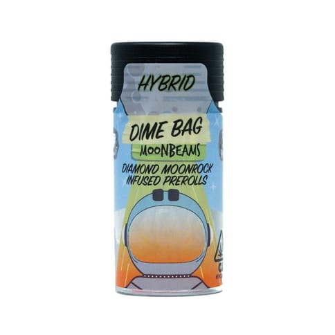 Dime Bag - Sunset Sherbert - Indica Diamond Moonrock 5pk Prerolls | 2.5G