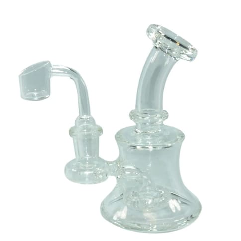 High Mountain Imports | 5" Clear Glass Banger Hanger Oil Rig