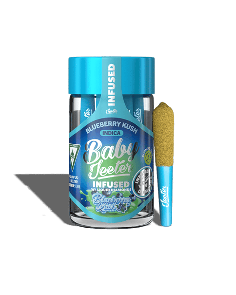 Baby Jeeter - Infused .5g 5pk Prerolls - Blueberry Kush