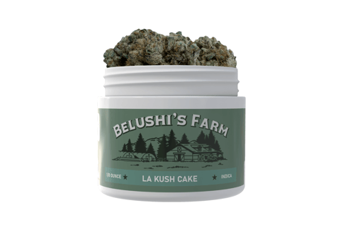 Belushi's Farms | Flower | - LA Kush Cake | 3.5g Plastic Container