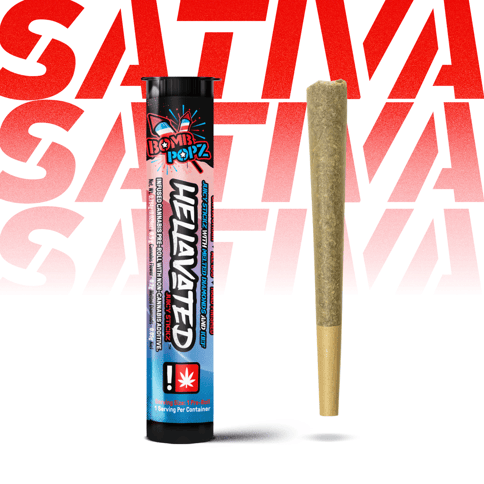 Infused Preroll (Flavored) | Hellavated Juicy Stickz | - Bomb Popz (S) | .75g