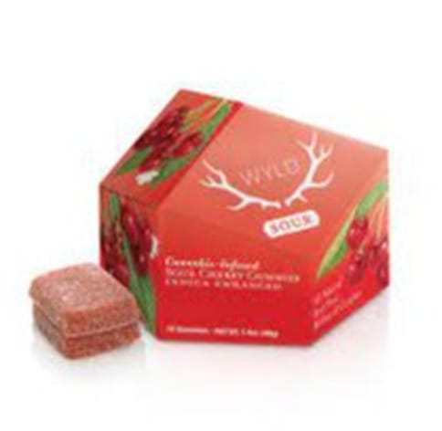 WYLD - Gummies - Sour Cherry Indica - 100mg