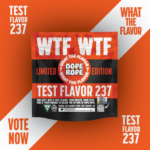 Gummy Demarco WTF Test Flavor 237 Dope RopeGummies 200mg