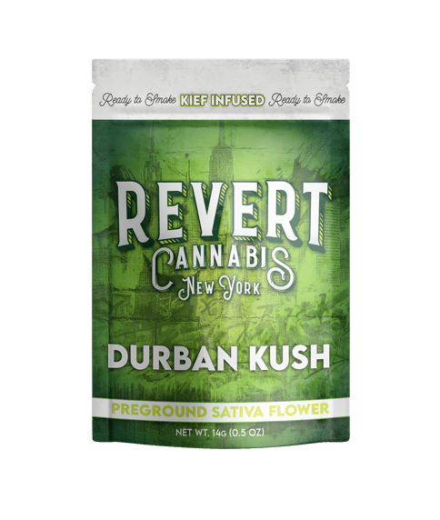 Revert - Kief Infused Ground Flower 14g - Durban Kush