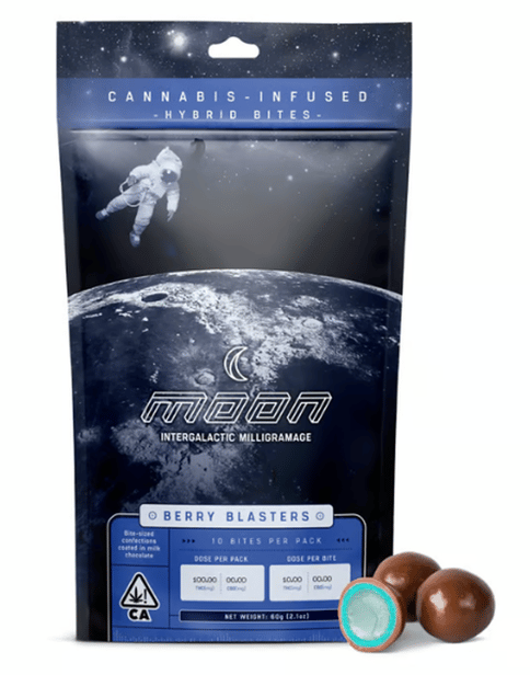 MOON, Berry Blasters Bites, 100 mg, 10 pcs.