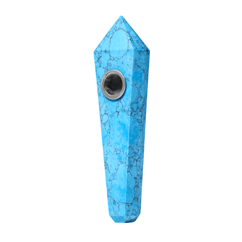 Astral Project | Blue Turquoise | Gemstone Pipe
