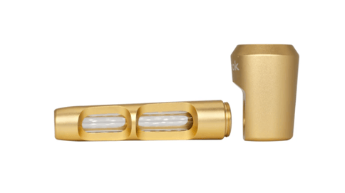 Aluminum Spoon Pipe - Gold