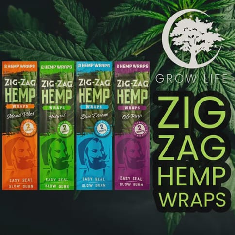 Zig Zag Hemp Wraps OG Purp 2pk