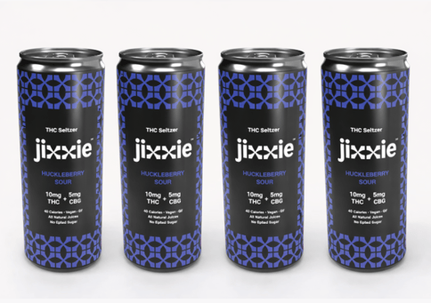 Jixxie - Huckleberry Sour - 10mg THC, 5mg CBG - 4-pack