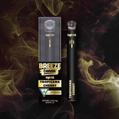 Tropicana Cherry 1g Live Resin Disposable Vape | breeze