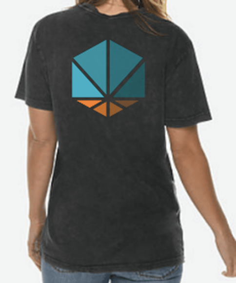 Washed Grey Logo T Shirt- X Large