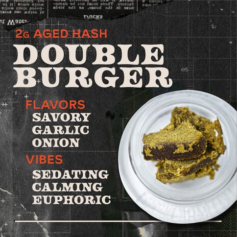 Double Burger - 2g Aged Hash Concentrate