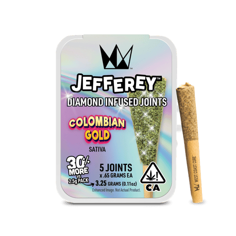 WEST COAST CURE - INFUSED PREROLL MULTIPACK - COLOMBIAN GOLD - 3.25G