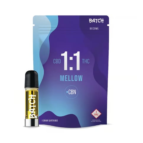 Batch become Cartridge |  Mellow CBN 1:1 1g Med