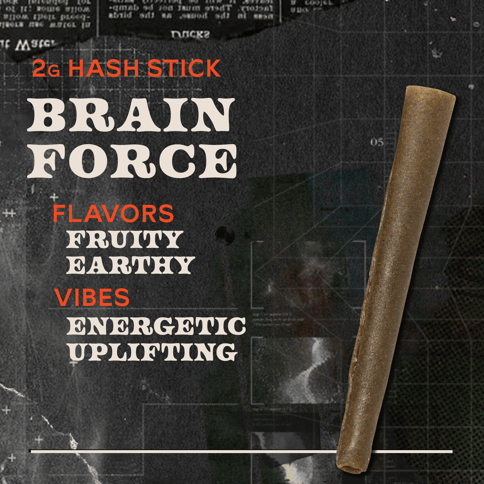 Brain Force - 2g Hash Sticks Concentrate