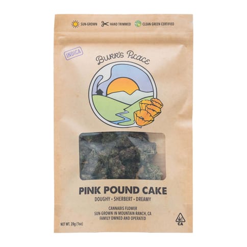 Burr's Place | Pink Pound Cake (I) | 28g Sungrown flower