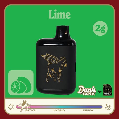 Lime 2g Live Resin Dank Tank (Mule)