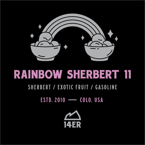 Rainbow Sherbert 11 - 1/8