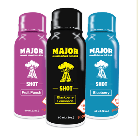 Major Shot 100MG Blueberry