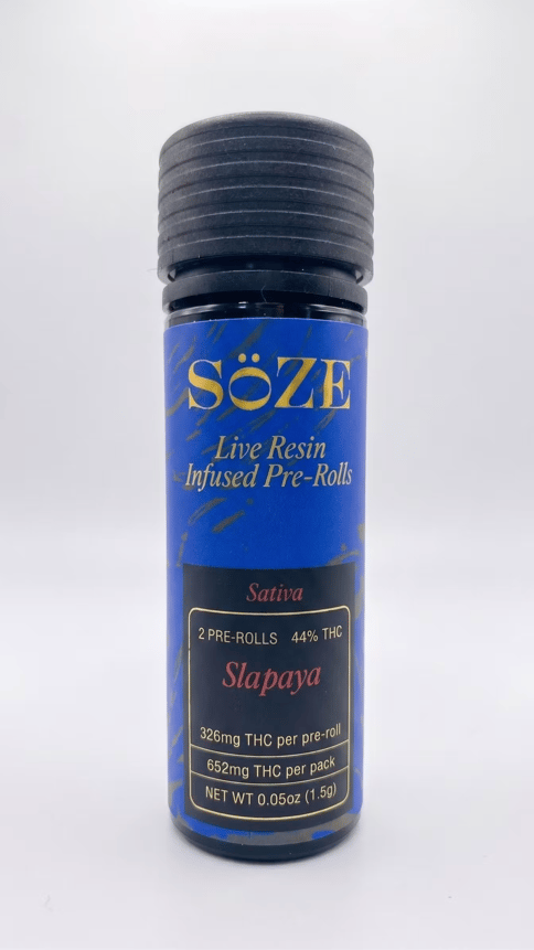 Söze - Slapaya | 0.75g Live Resin 2Pk Pre-Rolls