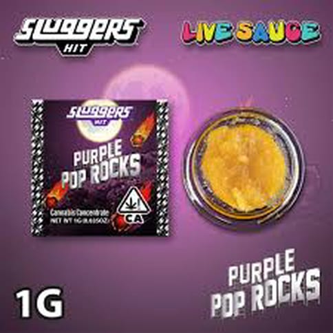 Sluggers | Purple Pop Rocks | Live Sauce | Indica | 1g