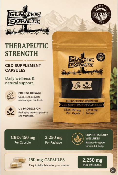 Glacier Extract CBD MCT Oil Capsules 15ct