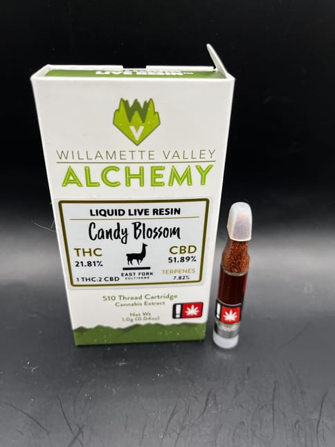 WVA | Candy Blossom 2:1 CBD:THC Live Resin Cart | 1g