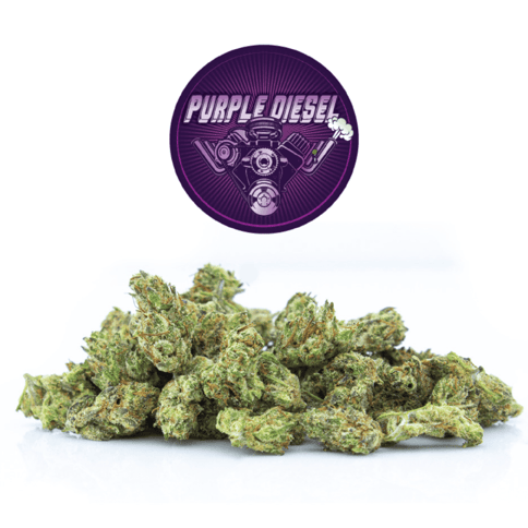 Purple Diesel Popcorn | Indica-Hybrid - | Eighth